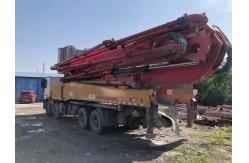 China Used 2019 Shacman 56m Concrete Pump Truck With Boom SYM5449THBE 560C-8A supplier
