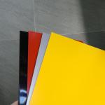 Gloss PE Aluminum Composite Panel 1220*2440*3mm For Interior Decoration for sale