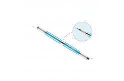 China Smart Manual Eyebrow Tattoo Pen With Sterile Disposable Needles Blue supplier