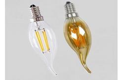 China Indoor Lighting Led Filament Lamp With Tail Glass Body Material Ac220 - 240v supplier