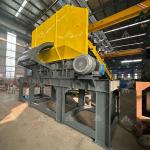 Industrial Scrap Metal Double Shaft Shredding Machine Metal Crusher