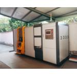 2000Kg Hotel Restaurant Food Waste Grinder Composting Machine for sale