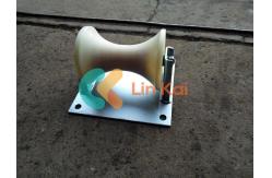 China 10kN Capacity Straight Line Cable Pulling Rollers supplier