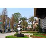 Contemporary Outdoor Metal Sculpture Plaza Decoration In Stainless Steel 316L for sale