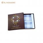 Gift Packing Industrial Custom Logo Design Hot Stamping Square Cosmetic Paper Box Packaging with Lid and Base Box for sale