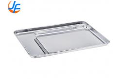 China RK Bakeware China Aluminum Rectangular Cookie Baking Tray , Cookie Sheet Pan supplier