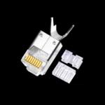 CAT6 FTP 8P8C RJ45 Connector Modular Plug With Crystal Head for sale