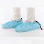 ESD Shoes Cover With Anti Static Conductive Strip, Disposable Nonwoven Cleanroom Shoes Cover for sale