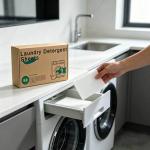 China Strong Cleansing Eco-Friendly Laundry Detergent Sheets with Customizable Fragrance for Fresh Laundry for sale