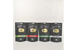 China 200g Vmpet 10C Laminated Plastic Pouches Packaging Black Matte Mopp supplier