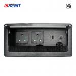 Damping Silent power Flip Up Electrical Outlet Plug Socket UKCA Certificated OEM for sale