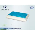 Non - Toxic Stay Cool Pillow , White Cooling Gel Bed Pillow 50D for sale