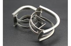 China 1/2 Inch Datasheet 40# SS316L Random Packing Saddle I Rings supplier