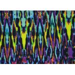 Customized Pattern 100 Polyester Fabric Non Harmful Dust And Waste Created