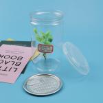 350ml Transparent 100MM EOE Cookies Plastic Food Cans for sale