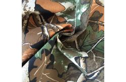 China TC Twill Camouflage Fabric Custom Printed Design For Hunting Coat supplier