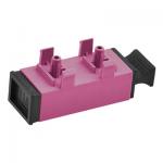 SC OM4 Fiber Optic Adapter / Coupler With Legs for sale