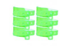 China Customized Paper Event Wristbands Irregular Shape Polished Surface Treatment supplier