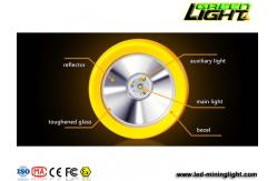 China IP68 450mA 12000lux Mining Hard Hat Lights 1200 Cycles supplier
