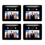5 Inch Multi Person Face Recognition Attendance Machine Employee Time Clock for sale