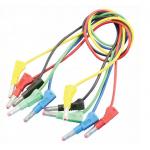 15A Male Audio Video 4mm 1000V Banana To Banana Cable for sale