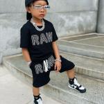 Summer Children Clothing Sets Boys Streetwear Kids Two Piece Shorts  Multicolor for sale