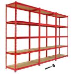 Industrial Heavy Duty Racking Shelves 5 Tier Metal Storage Shelves Garage for sale