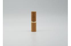 China Cylinder Shape Bulk 3.5g Bamboo Lip Balm Tubes supplier