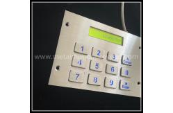 China Vandal Proof 16 Button Keypad With Display For Vending Machine supplier