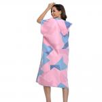 Customized Printing Changing Surf Poncho Swim Robe Quick Dry Microfiber Hooded Beach Towel