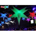 Advertising Color Changing Inflatable Led Star For Party Decoration for sale