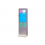 Advertising Public Coin Operated Multi Cell Phone Charging Kiosk With Safe Lock Box for sale