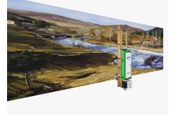 China Movable Vertical Silent UV Wall Printer Art Robot supplier