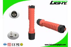 China Flame Proof Rechargeable Led Torch High Power 10W PC Body 25000lux Brightness supplier
