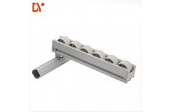 China Aluminum Alloy Frame Roller Track Hardware With Plastic Roller Wheel 4 Meter supplier