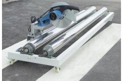 China 3m Length Semi-Automatic Sticker Vinyl And Tarpaulin Flex Banner Roll Cutting Machine supplier