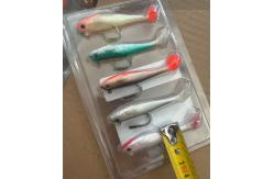 China Custom Plastic Injection Moulds For Soft Baits Biodegradable 4 Inches 6.4g supplier