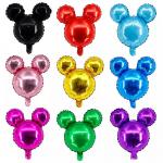 18 Inch Minnie Head Cartoon Mickey Mouse Foil Balloon Birthday Party Decoration for sale