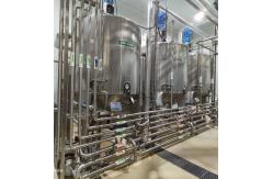 China 200-500 Kw Uht Milk Processing Plant PET Bottle Package Auto CIP Cleaning supplier