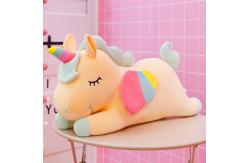 China 35cm Polypropylene Cotton Stuffed Unicorn Plush Toy For Kids supplier