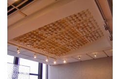 China Qrd Wood Wall Ppaneling / Acoustic Diffuser Panels Square Edge Treatment supplier