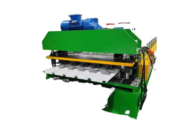 H75 Trapezoidal Roof Sheet Roll Forming Machine For Tile Making
