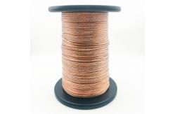 China High Frequency Stranded Copper Wire Pet / Pi Insulation 0.2mm supplier