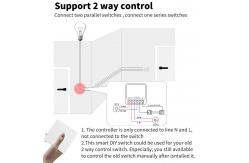 China IP44 Waterproof Zigbee Smart Switch 2A 250V Smart Button Homekit supplier