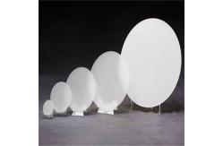 China Round LED Sapphire Substrate High Stability High Transmittance supplier