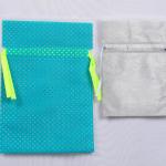 China Custom Logo Non-Woven Drawstring Bag 34x42cm 10-15kg Capacity for sale