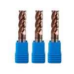 4 Flute Carbide Indexable Cutters Flat D10 Hrc45 Hrc55 Hrc65 Solid End Mill