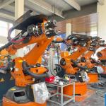 KUKA Used Robotic Arm KR210 C4 Control Cabinet Handling Stacking Loading Stamping Carving