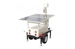China Solar Security Trailer Solar Mobile Camera Trailer For Construction Site supplier