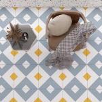 Porcelain Rustic Decorative Flower Tile For Kitchen Bedroom Washroom Floor And Wall for sale